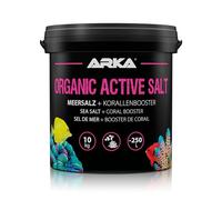 Sal Marina para Acuario Marino - ARKA Organic Active Salt 10 kg - con activadores orgánicos para Crecimiento Coralino y Color - sin fosfatos - Soluble y Segura - Equilibrio Estable y Profesional