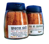 Sal Mexicana de Gusanos y Chapulines Secos para Mezcal y Tequila 2x120g