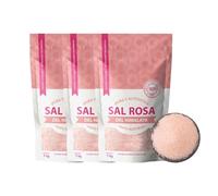 Sal Rosa del Himalaya 100% Natural Sazonar y Cocinar Sin Refinar Sin Aditivos - Sal Rosa del Himalaya Fina 3Kg