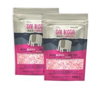 Sal Rosa Del Himalaya Gruesa. Sin Aditivos, Sin Refinado. Mayor Contenido En Oligoelementos. Para Sazonar Y Condimentar. Origen: Punjab, Pakistán (1900g (Pack de 2), Gruesa)