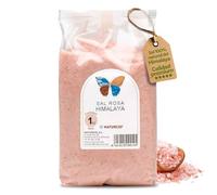 Sal Rosa Fina del Himalaya 1 kg Naturcid - 100% Natural - Extracción Manual - Sin Aditivos ni Antiapelmazantes - Uso para Cocina - Uso Cosmético