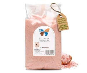 Sal Rosa Fina del Himalaya 1 kg Naturcid - 100% Natural - Extracción Manual - Sin Aditivos ni Antiapelmazantes - Uso para Cocina - Uso Cosmético