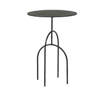 Sala de estar Mesa auxiliar de metal, mesa for espacios pequeños, mesita noche decorativa, redonda pequeña, for interiores y exteriores, for refrigerios, for patio, antioxidante e impermeable Centro