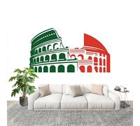 Sala de Estar Mural 300x210cm Italia Cultura ImáGenes SimbóLicas Tejido No Tejido Fotomurales Blanco Mural Se aplica a Pared Panorámico Para Dormitorio TV Pared Murales Póster