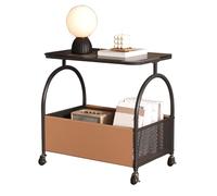 Sala De Estar Pequeña Mesa De Café, Mesa Auxiliar del Sofá, Mesa De Esquina Retro para El Comedor De Dormitorio Cocina Interior Al Aire Libre,AA