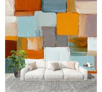 Sala Papel Pintado Fotomurales 200x140 cm Pintura Al óLeo GeoméTrica Y Abstracta Mural de Pared Moderno Vistoso Papel Pintado Tejido no Tejido Dormitorio Estudio Decoración Fotomurales