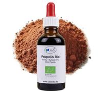 Sala Solución de propóleo orgánico 20% extracto gotas con alcohol orgánico 50 ml pipeta