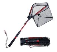 Salabre Pesca Fishing Landing Net Portable Folding Hand Scoop for Kayaking, Flies Catfish Sea Bass Crabs Tools para Estanques