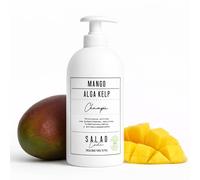 SALAD CODE Champú Sin Sulfatos ni Parabenos ni Siliconas 500 ml | +90% Natural | Champú Nutritivo con Mango Aloe Vera y Alga Kelp | Detoxifica el Cuero Cabelludo | Uso Diario