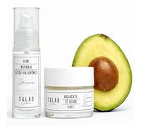 SALAD CODE Pack cuidado de la piel (Pack "Essential" Glow) Sérum Ácido Hialurónico + Crema Hidratante Calmante - Rutina Facial para Piel Sensible - Hidratación, Calma y Luminosidad