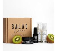 SALAD CODE Pack cuidado de la piel (Pack Fine lines softening) Pack Antiedad Mujer - Rutina Facial Completa con Vitamina C (Sérum Contorno de Ojos + Aceite Facial + Crema Hidratante)