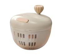 Salad Spinner - Efficient Produce Preparation | Vegetable & Fruit Dryer | 800ml Manual Washer With Non-Slip Base Colander | For Home Cooks Campers Picnickers Outdoor Kitchen Crisp Drying