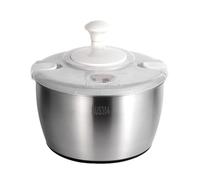 Salad Spinner - Ensalada Washer Spinner And Dryer, Fruit Washer For Sink | Acero inoxidable con mango giratorio, Veggie Spinners y mezclador para Washing & Drying Vegetable Fruits