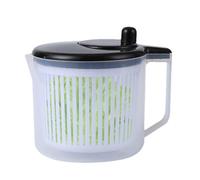 Salad Spinner, Fruit Dryer Spinner, Space Saver Compact Storage Multipurpose Strainer Effortless Spin, Washing Bowl for Fresh, Crisp, Clean, Produce 8.66x6.69x7.28 Inches