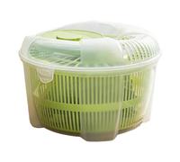 Salad Spinner - Fruit Washer, Spacious Capacity Dry And Drain Lettuce Vegetable Kitchen Food Strainer | For Dumpling Filling Filter Kitchen Fresh Crisp Clean Produce Dressing Food Veggie Onion Sink