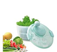 Salad Spinner with Lid, Lettuce Dryer, Vegetable Washer, Built-in Drain System, 5L Capacity, Colander Bowl, Easy Handle, Crisp Results, Perfect for Kitchen, Meal Prep, Fresh Produce, 19.5x24x22cm