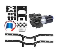 SALALIS Accesorio RC con Marco de Metal para Automóvil Mejorado para C14 C24 C14K C24K C24-1K, Material Duradero, Apariencia Exquisita, 3 Opciones de Color, Adecuado para Modificación (Negro)