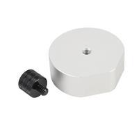 SALALIS Adaptador de Montaje para Trípode Mini Dish, Adaptador de Trípode Roscado Portátil de Aleación de Aluminio 1/4-20 3/8-16 para Mini Antena de Camping