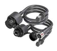 SALALIS Adaptador Rectangular Satélite SPX Macho a RJ45, Conector de Extensión Ethernet a Prueba de Agua para Uso en Exteriores, 0,98 Pies, 2 Piezas