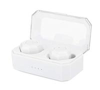SALALIS Auriculares Bluetooth 5.0 Auriculares Inalámbricos Deportivos Intrauditivos con Estilo para un Estilo de Vida Activo Negro (Blanca)