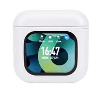 SALALIS Auriculares Inalámbricos Bluetooth V5.3 con Cancelación de Ruido y Traducción de Idiomas AI para Actividades Al Aire 2 Unidades (Blanca)