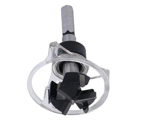 SALALIS Broca Cortadora de Agujeros de 3 Flautas de 35 Mm con Profundidad Ajustable para Carpintería, Cubierta Transparente para Perforación de Precisión, 1 Unidad