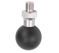 SALALIS Cabezal de Bola de Acero Inoxidable de 1,5 Pulgadas con Agarre de Goma para un Montaje Seguro y Rotación de 360°, Ideal para Soportes de Cámara, 1 Pieza
