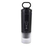SALALIS Cafetera Portátil, Cafetera con Cápsulas de Calefacción Inalámbrica Eficiente para Viajes Al Aire Libre, Camping, 260x85x80mm (Negro)