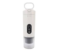 SALALIS Cafetera Portátil, Cafetera con Cápsulas de Calefacción Inalámbrica Eficiente para Viajes Al Aire Libre, Camping, 260x85x80mm (Blanca)