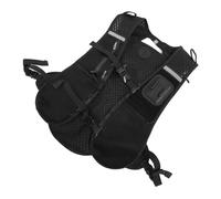 SALALIS Chaleco para Correr Nylon Ligero Soporte De Cámara De Inmersión Fuerte para Senderismo Ciclismo para Maratón - Negro