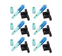 SALALIS Conector de Fibra óptica SC-UPC 20 Piezas Conectores Rápidos para