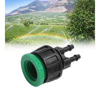 SALALIS Conector Rápido Material ABS Duradero para Accesorios de Riego de Micromanguera 4/7 para Jardineros 10 Uds