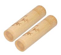 SALALIS Contenedor de té de bambú, Tapa Duradera, Bote de té Portátil para Incienso de Nueces de, 2 uds., Uso en el Hogar y la Oficina (Patrón de bambú)
