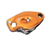 SALALIS Dispositivo de Escalada Stop Descender de Alta Resistencia para Operaciones de Rescate - Límite de Carga de 15 KN, Aluminio 7075, Naranja - Adecuado para Trabajos Aéreos