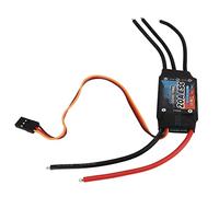 SALALIS ESC Bidireccional sin Escobillas de Respuesta Rápida para Coches RC Barcos 20A Aplicable para Batería Lipo de 2 a 4S Negro Controlador Electrónico de Velocidad 20A para Coches RC Barcos, de