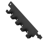 SALALIS Estante de Herramientas de Aluminio con Riel en L, Organizador Fuerte para Garaje, RV, Furgoneta, Camión, Negro, con Ganchos Biselados para Colgar de Forma Versátil, Diseño que Ahorra