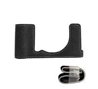 SALALIS Estuche para Media Cámara Vintage de Cuero PU para X-E5 con Correa para el Hombro Diseño Conveniente para Filmar (Negro)