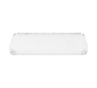 SALALIS Estuche para Tarjetas de Juego Caja de Almacenamiento de Acrílico Transparente con 14 Ranuras para y Lite, Diseño Compacto para Fácil Acceso, 8.0x3.4x0.6in, (Caja de Cristal)