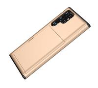 SALALIS Funda para Teléfono con Tarjetero, Cubierta Deslizante para 2 Tarjetas, Diseño a Prueba de Golpes para S24 Series TPU PC Durable 1 Unidad (#16)