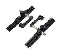 SALALIS Guía de Empuje de Prensa de Sierra de Mesa, Rodillo Ajustable para Procesamiento Mecánico de Carpintería, Guía de Alimentación de Sierra de Mesa de Aleación de Aluminio para Trabajadores de