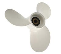 SALALIS Hélice de Motor Fueraborda de 3 Palas de Aluminio para Duradera y Práctica, para Navegantes, 7 1/2 X 8 BA