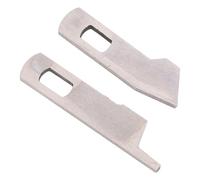 SALALIS Juego de Cuchillas Superiores e Inferiores para Máquina Serger, Cuchillas de Coser de Acero Eficientes para Máquinas Overlock Domésticas para Proyectos de Costura