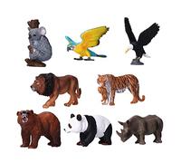 SALALIS Juego de Figuritas de Animales Salvajes, Juguetes Educativos Gigantes y Realistas para Regalos de Cumpleaños, Adecuados para Niños Mayores de 3 Años