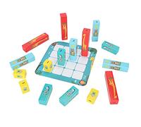 SALALIS Juego de Mesa Sudoku de Madera para Niños, Rompecabezas Educativo de Números para Niños, Pensamiento Lógico