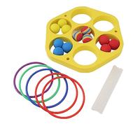 SALALIS Juguete de Juego de Piscina con Anillo, Espuma EVA Ligera para Juegos de Fiesta Al Aire Libre para Niños y Adultos, Círculo Hexagonal Flotante para Piscinas Familiares y Fiestas en el Patio