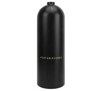 SALALIS Kit de Equipo de Snorkel con Mochila Ajustable y Tanque de Oxígeno para Aventuras de Buceo Submarino, Capacidad de 4L (Negra)