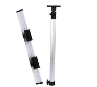 SALALIS Kit de Patas de Mesa para Vehículos Recreativos de Aleación de Aluminio Ajustable, Elegante y Resistente, Ajuste de Infinito para Remolques, Cocinas/comedores, Plateado, 34 Piezas