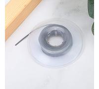 SALALIS Manga de Alambre de Suave para Prevenir la Contaminación Accesorio Práctico para Clínica de Hospital 5 M 16,4 Pies Plata Transparente (Plata)