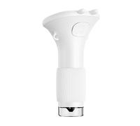 SALALIS Microscopio de Mano con Zoom 1000X, Microscopio Portátil de Imágenes HD con 8 LED para Exploración Educativa, Silicona ABS, Cámara de 2MP, Pantalla de 2 Pulgadas (Blanco)