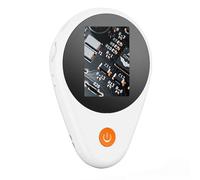 SALALIS Microscopio Electrónico Portátil con Aumento de 500x para Investigación e Inspección, con Pantalla a Color IPS de 2 Pulgadas (Blanco)